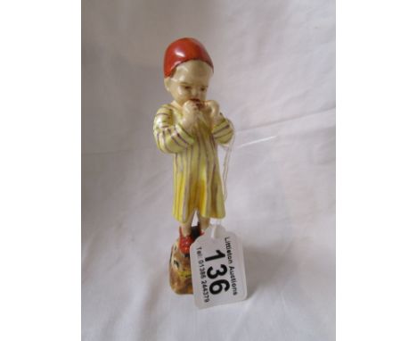 Rare Royal Worcester boy figure - 'Egypt' modelled by F G Doughty