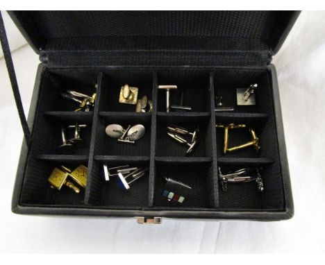 Collection of cased cufflinks