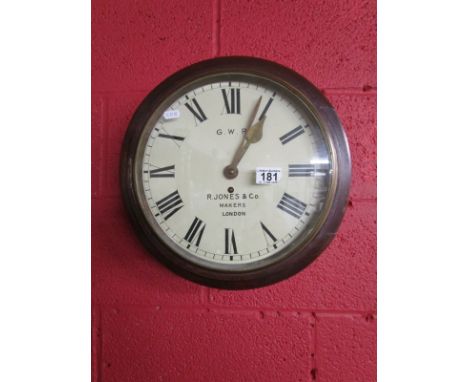 G W R wall clock