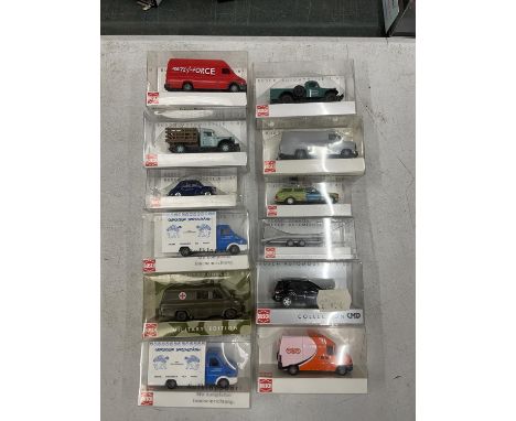 TWELVE BOXED BUSCH VEHICLES 1:87 SCALE 