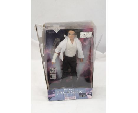 A 1995 VERY COLLECTABLE DOLL SINGING MICHAEL JACKSON "BLACK OR WHITE" 