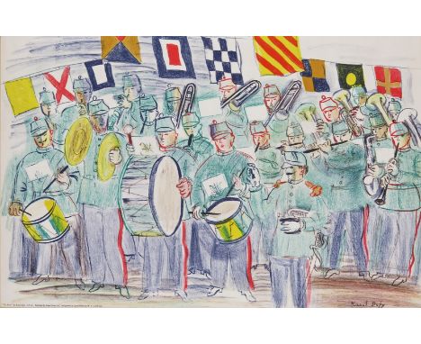  ‡ Raoul Dufy (French 1877-1953) The Band, 1949 Signed in the print Lithograph, published by School Prints Ltd. 48.5 x 74cm P