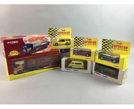 LOT OF CORGI AND OTHER DIE CAST VEHICLES