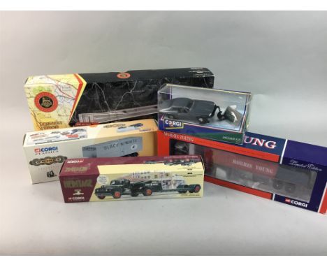 LOT OF CORGI AND OTHER DIE CAST VEHICLES