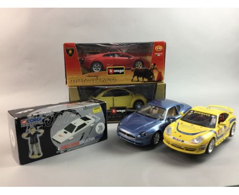CORGI CLASSICS DIE-CAST LOTUS ESPRIT MODEL VEHICLE, with hand painted white metal Jaws figure, from the James Bond 007 collec
