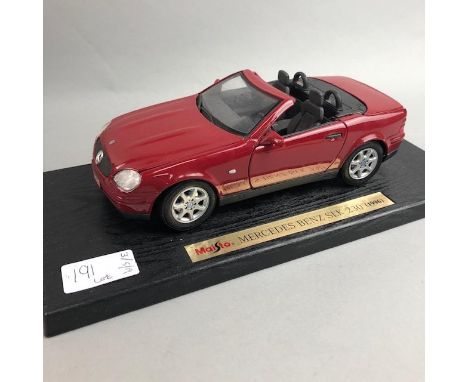 MAISTO ASTON MARTIN DB7 VANTAGE PREMIERE EDITION MODEL VEHICLE, in original box, along with a boxed Maisto Jaguar S-Type Spec