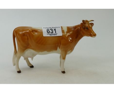 Beswick Guernsey cow 1248A, first version