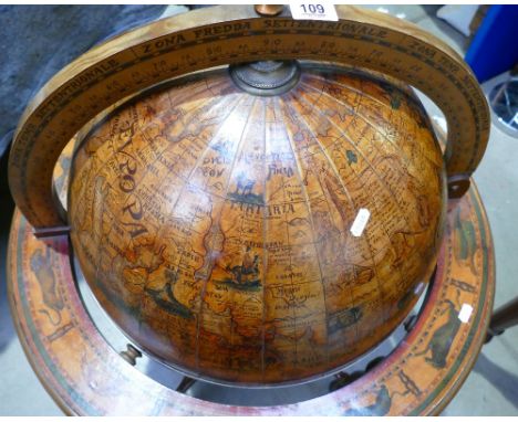 Vintage decorative drinks globe 