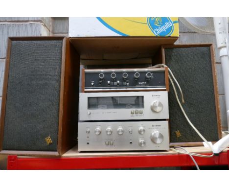 Trio KT1200G amplifier similar KT1300G tuner and Wharfendale speakers 