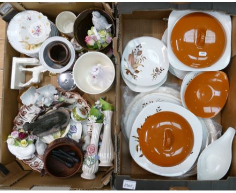 Midwinter Stylecraft fashion shape dinnerware decorated with corn together with a collection on continental and similar potte