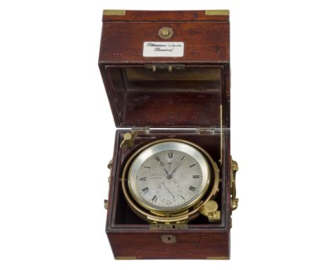 A TWO-DAY MARINE CHRONOMETER BY LITHERLAND DAVIES, LIVERPOOL, CIRCA 1840the 3½in. silvered dial signed as per title and numbe