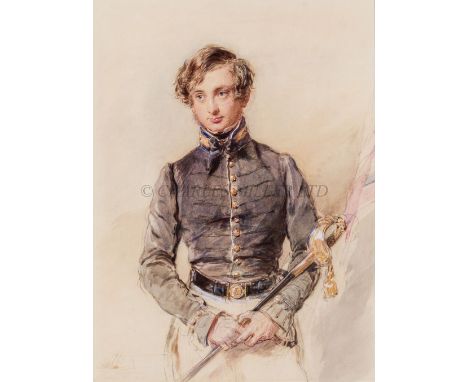 ATTRIBUTED TO GEORGE RICHMOND (BRITISH, 1809-1896)Portrait of Lieutenant Charles Robert Malden R.N. (1797-1855) Indistinctly 