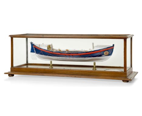 AN RNLI PRESENTATION MODEL FOR THE HASBOROUGH [HAPPISBURGH] LIFEBOAT HUDDERSFIELD II, 1888the 20in. carved and painted hull w