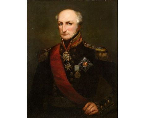 M. THOMAS (BRITISH, 19TH CENTURY) AFTER JOHN HAYTER (BRITISH, 1800-1895)Portrait of Admiral Sir Benjamin Hallowell Carew (176