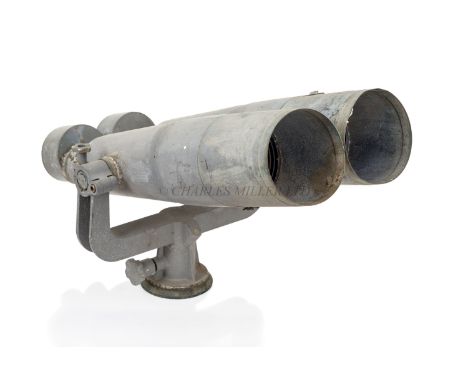 A PAIR OF 25 X 150 MARINE BRIDGE BINOCULARS BY FUJI MEIBO, CIRCA 1960with maker's plate underneath numbered '25268', finished