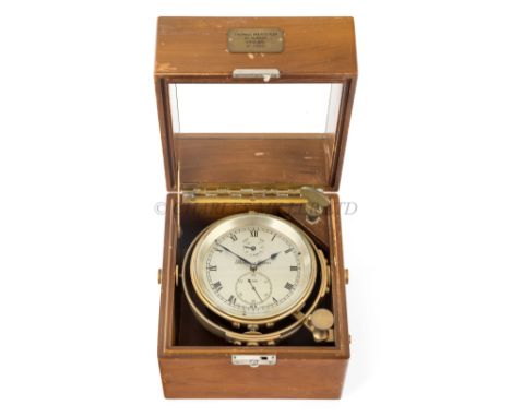 A TWO-DAY MARINE CHRONOMETER BY THOMAS MERCER, ST ALBANS, 1960the 4in. silvered dial signed Thomas Mercer and numbered 23401,