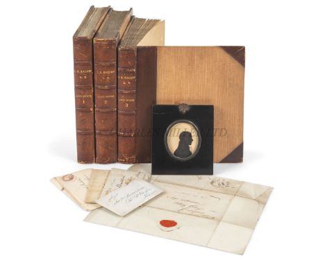 ROBERT CHARLES MALDEN'S MIDSHIPMAN'S LOG BOOKS, 1809-1816three vols comprising: Vol 1: log book of H.M.S. Scipion. 45 leaves,