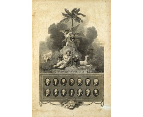 BRITISH NAVAL VICTORIES: A SET OF FOUR ENGRAVINGS CIRCA 1802-1803After Robert Smirke, and engraved by F. Bartolozzi, Ryder an