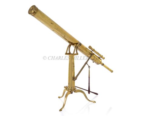 A FINE 2½IN. REFRACTING LIBRARY TELESCOPE BY JESSIE RAMSDEN, CIRCA 1790constructed in lacquered brass, 40in. main tube, signe