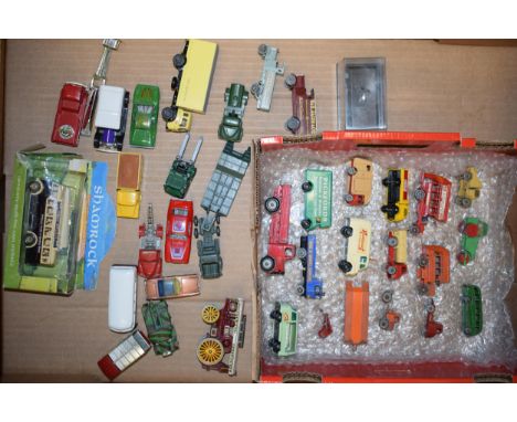 A collection of vintage die cast vehicles by Matchbox Lesney and similar manufacturers together with a quantity of Matchbox M
