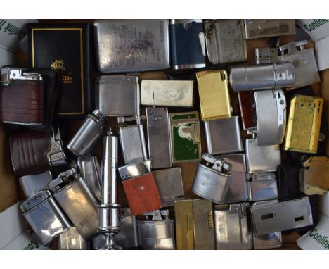A good and interesting collection of vintage lighters to include makes such as Ronson, Tommy Pipe, Morlite, Ross Piezo and si