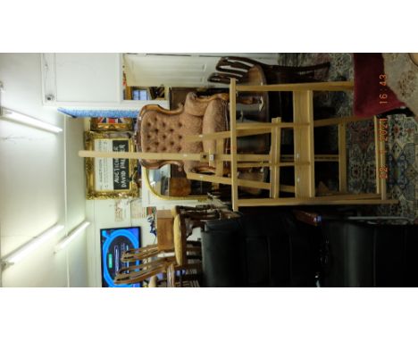 An artist easel and a Beech folio stand