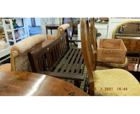 A John Lewis garden bench