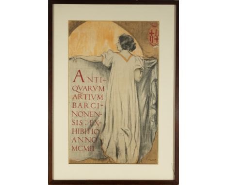 Poster measures: 70 x 45 cm. References: Fontbona, Francesc (1982). «Ramon Casas i Barcelona». Ramon Casas (en catalán). Barc