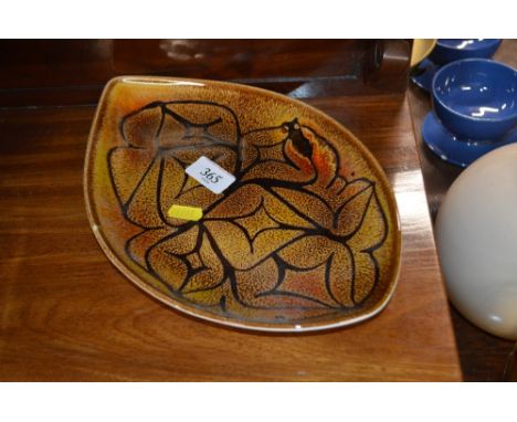 A Poole pottery plate; and a Spode "Penny Lane" vase etc.