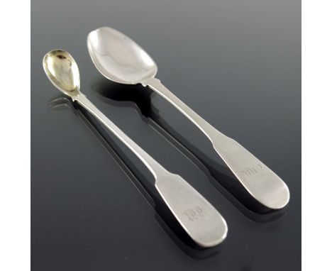 Two George III Scottish Provincial silver spoons, David Gray, Dumfries circa 1810 and James Brander, Aberdeen circa 1810, Fid