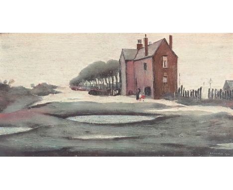 Laurence Stephen Lowry RA (1887-1976), Lonely House, lithograph in colours, signed in pencil on Fine Art Trade Guild paper, 2