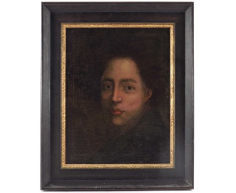 Continental School (19th century), Portrait of a Young Lady, oil on canvas, 38cm x 31cm, framed