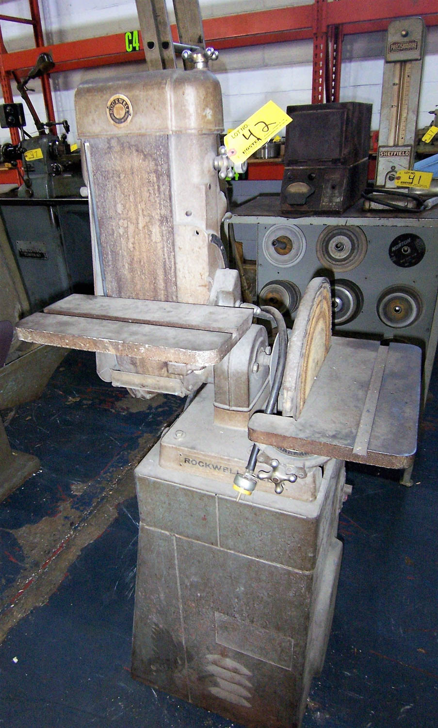 ROCKWELL MDL. 31710 COMBINATION 6'' BELT / DISC SANDER, S/N D19614