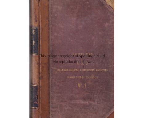 HALIFAX TOWN     Minute book for Halifax Town covering the period between 1958 and 64 together with a Ledger containing the A