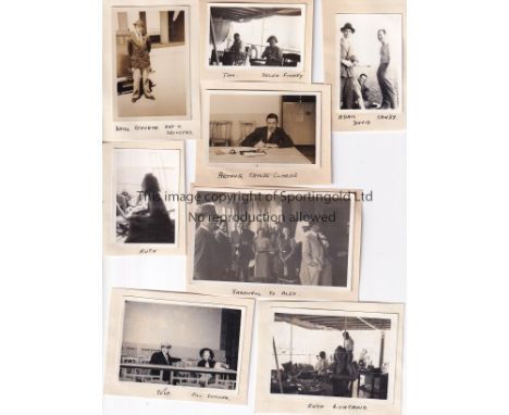CRICKET - F.R.BROWN  Collection of photographs from Freddie Browns' tours to Egypt, 1934, 36 and 39 with the Martineau Tourin