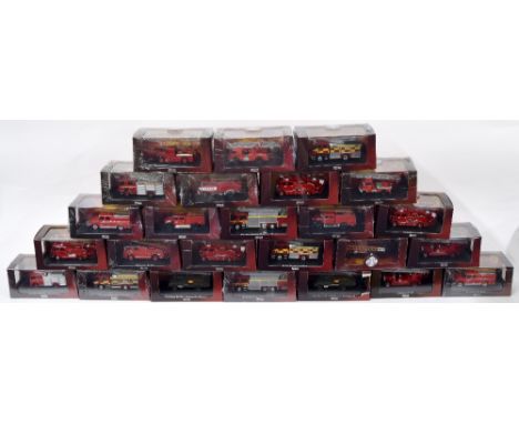 Twenty five Editions Atlas die cast scale model fire engines (25)