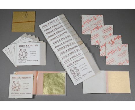 Twenty-five books of gold leaf, by George M Whiley Ltd, South Ruislip &amp; Wrights of Lymnn 
