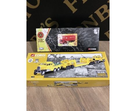 CORGI 1:50 SCALE HEAVY HAULAGE LIMITED EDITION WIMPEY 17702 & AEC MERCURY TILT TRAILER