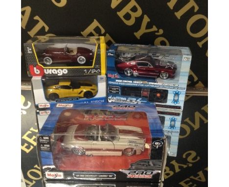 6 1:24 SCALE - VARIOUS INCLUDING RC MUSTANG