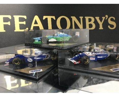 ONYX 8 DIFFERENT 1:26 SCALE F1 CARS ALL IN ORIGINAL CASES