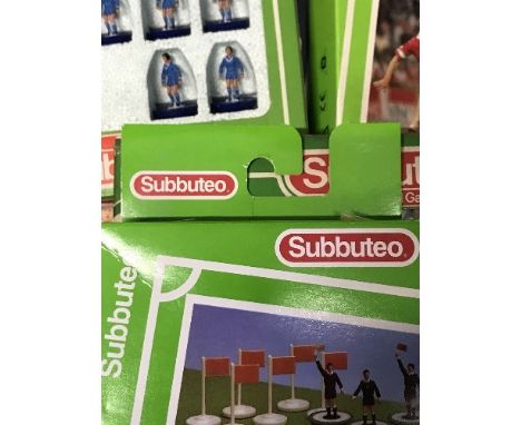 LARGE AMOUNT OF SUBBUTEO INCLUDING STADIUM, TEAMS, ACCESSORIES