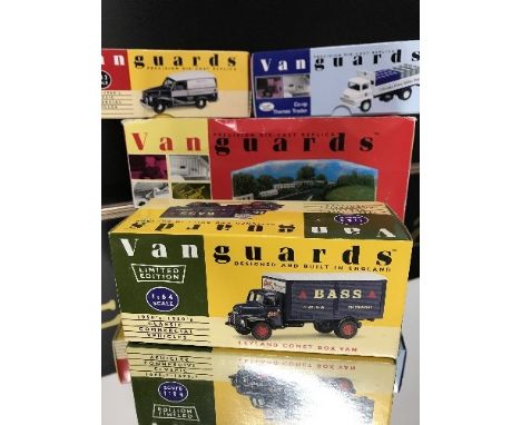16 BOXED VANGUARDS 1:43/1:64 SCALE MODELS INCLUDING LIMITED EDITION BRANS HATCH DIORAMA SET