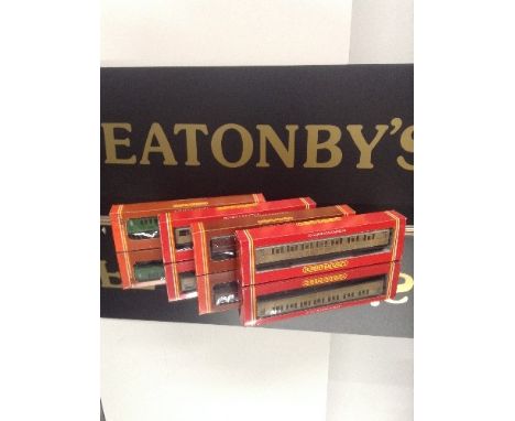 9 BOXED HORNBY COACHES 00 GAUGE SCALE MODELS