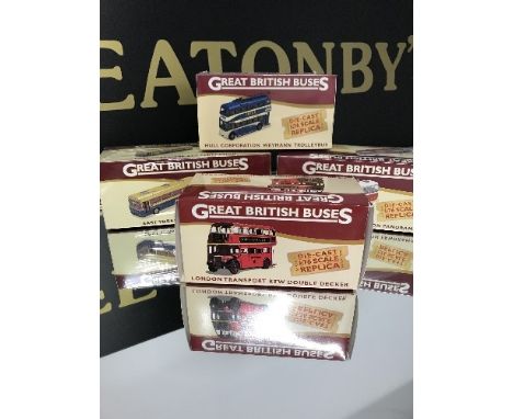 ATLAS EDITIONS GREAT BRITISH BUSES DIE CAST 1:76 SCALE LONDON TRANSPORT RTW DOUBLE DECKER ETC