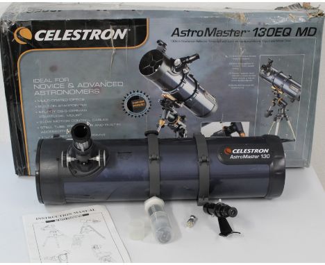 Celestron Astromaster 130EQ telescope with instruction manual (No tripod or stand)