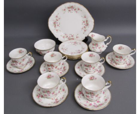 Paragon Victorian Rose half tea set&nbsp;