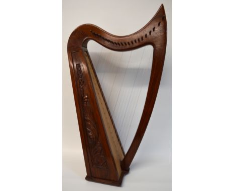 Modern 21 string knee harp 76cm high (with carrying case)