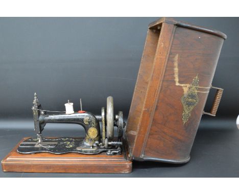 Cased Singer sewing machine