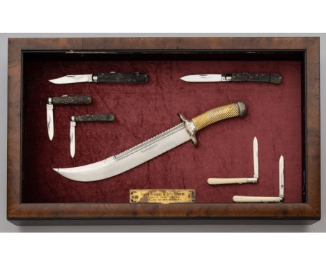 ˜ A DISPLAY OF KNIVES, JOSEPH RODGERS &amp; SONS, NO. 6 NORFOLK STREET, SHEFFIELD, SECOND HALF OF THE 19TH CENTURY the first 