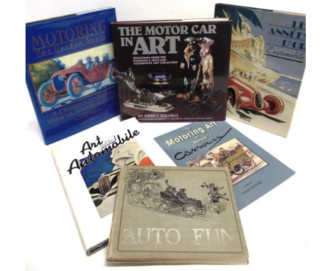BOOKS - MOTORING  Zolomij, John. The Motor Car in Art: Selections from the Raymond E. Holland Automotive Art Collection, Hayn